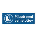 Påbudt med Vernefottøy