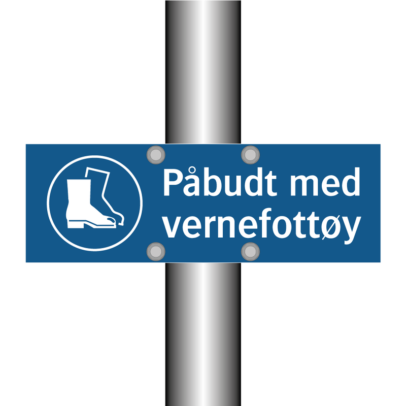 Påbudt med Vernefottøy