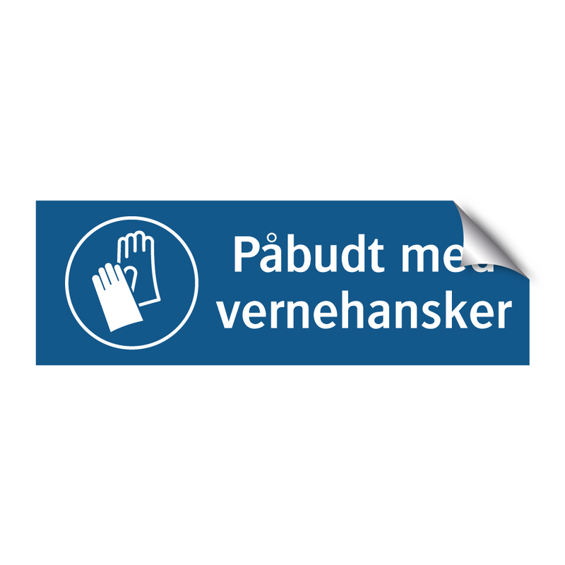 Påbudt med Vernehansker