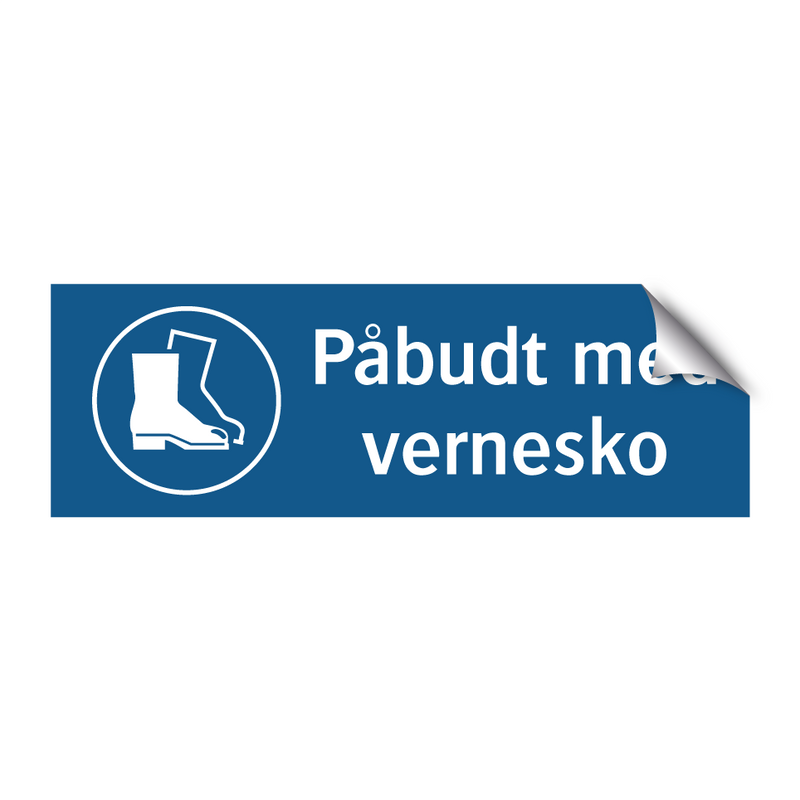 Påbudt med Vernesko