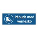 Påbudt med Vernesko