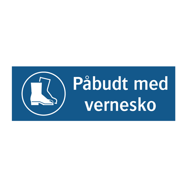 Påbudt med Vernesko