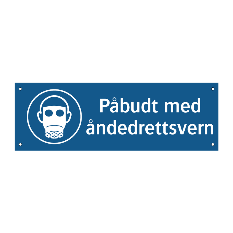 Påbudt med Åndedrettsvern & Påbudt med Åndedrettsvern & Påbudt med Åndedrettsvern