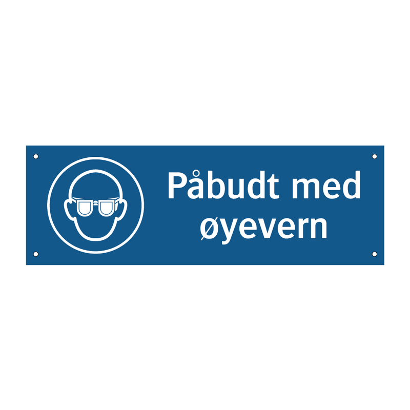 Påbudt med øyevern