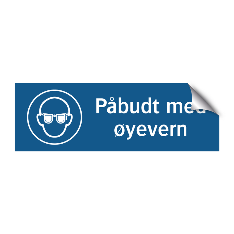 Påbudt med øyevern