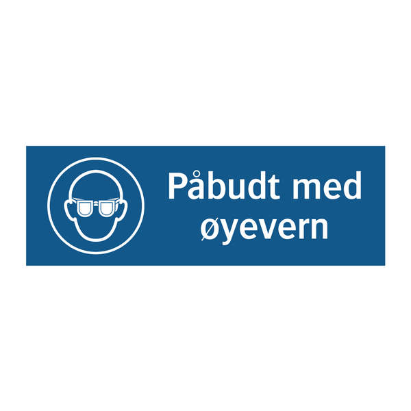 Påbudt med øyevern
