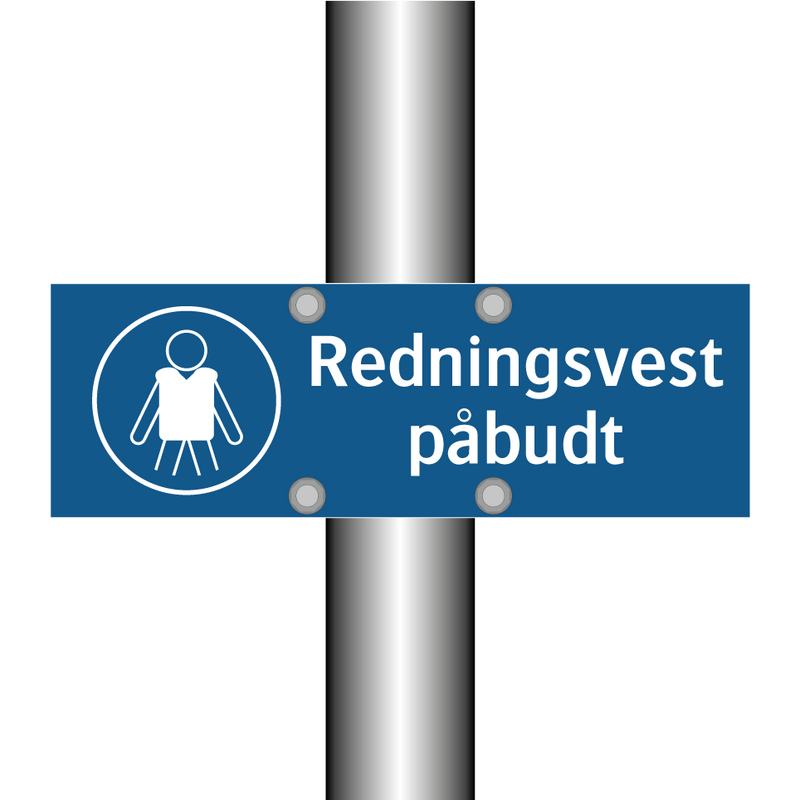 Redningssele påbudt & Redningssele påbudt & Redningssele påbudt & Redningssele påbudt