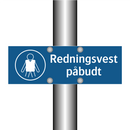 Redningsvest påbudt