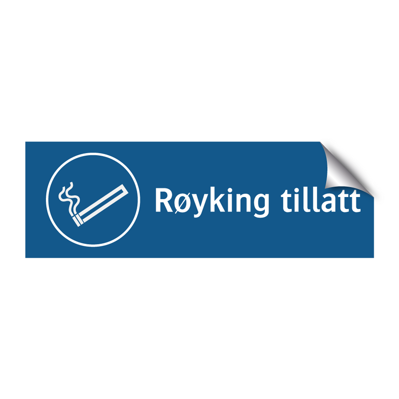 Røyking tillatt
