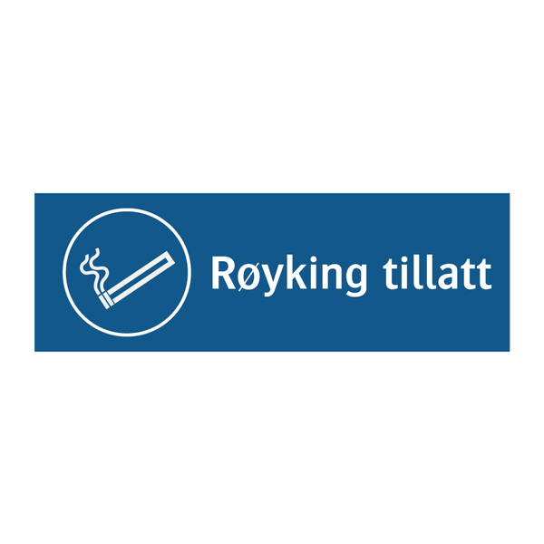 Røyking tillatt
