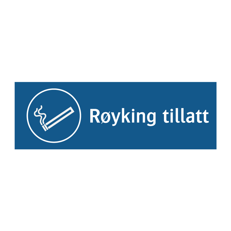 Røyking tillatt