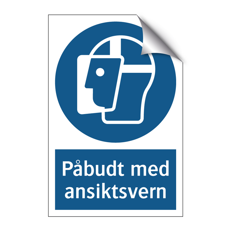 Påbudt med Ansiktsvern