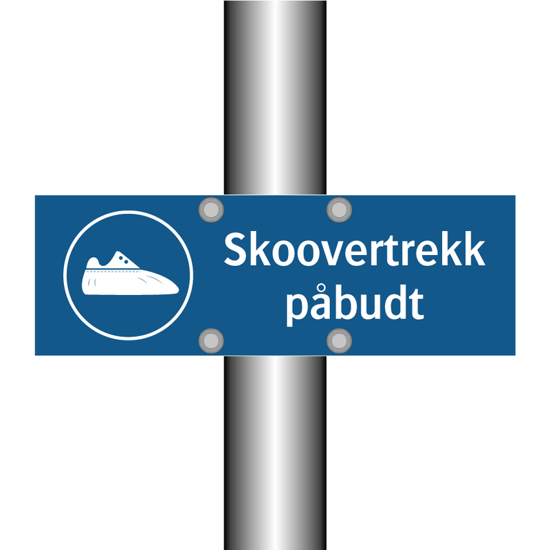 Skoovertrekk påbudt & Skoovertrekk påbudt & Skoovertrekk påbudt & Skoovertrekk påbudt