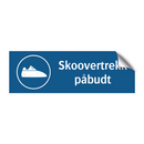 Skoovertrekk påbudt