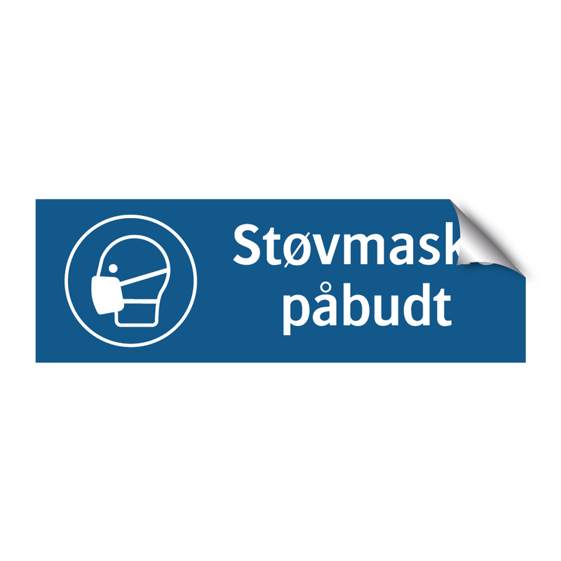 støvmaske påbudt