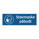 støvmaske påbudt