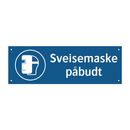 Sveisemaske påbudt