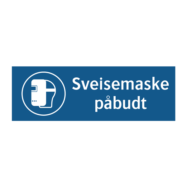 Sveisemaske påbudt