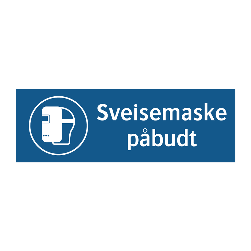 Sveisemaske påbudt