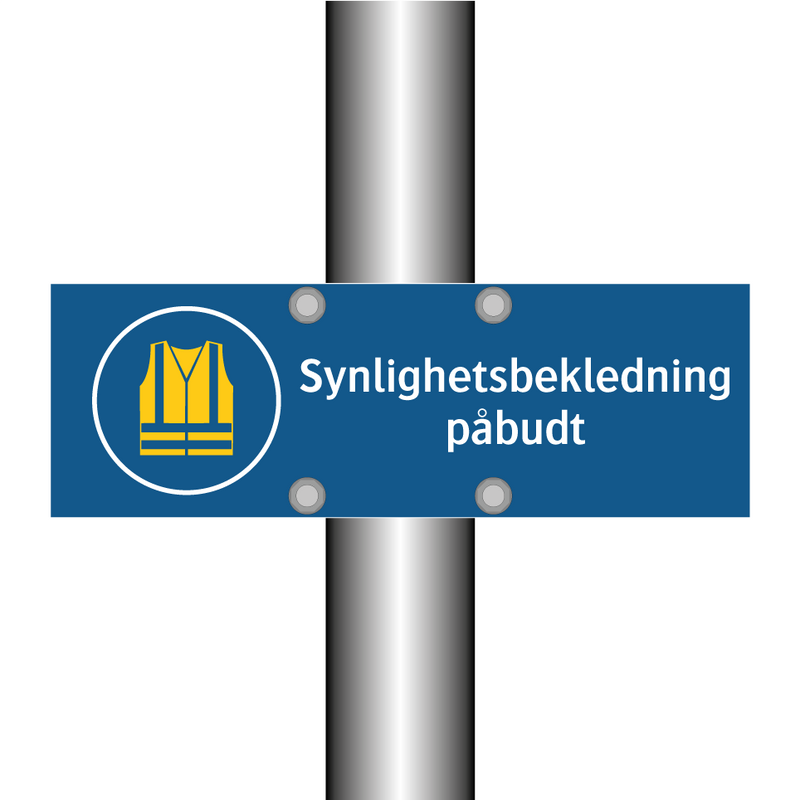 Synlighetsbekledning påbudt