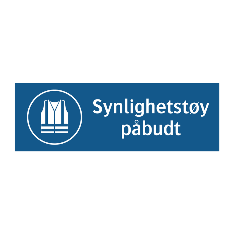 Synlighetstøy påbudt