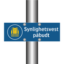 Synlighetsvest påbudt