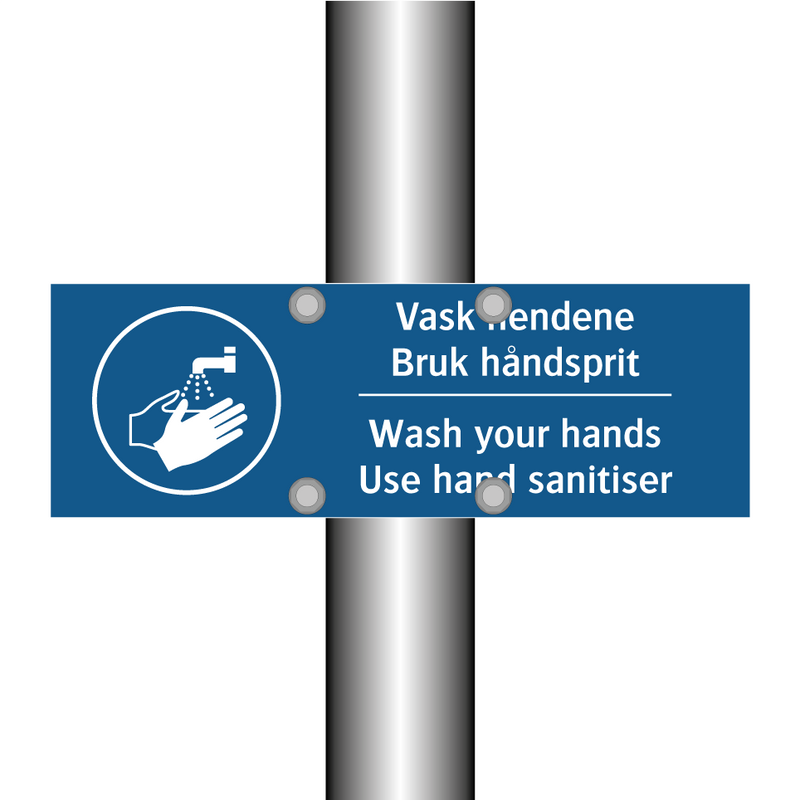 Vask hendene bruk ha?ndsprit