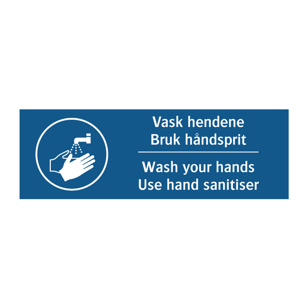 Vask hendene bruk håndsprit & Vask hendene bruk håndsprit & Vask hendene bruk håndsprit