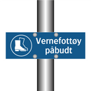 Vernefottøy påbudt