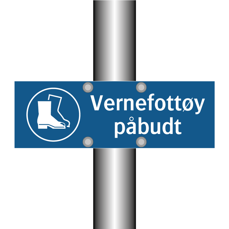 Vernefottøy påbudt