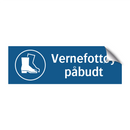 Vernefottøy påbudt