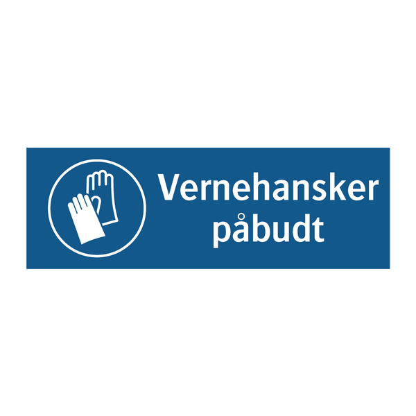 Vernehansker påbudt