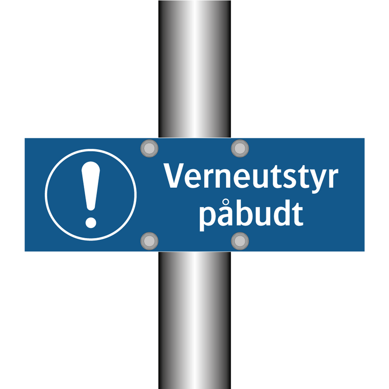 verneutstyr påbudt