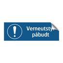 verneutstyr påbudt