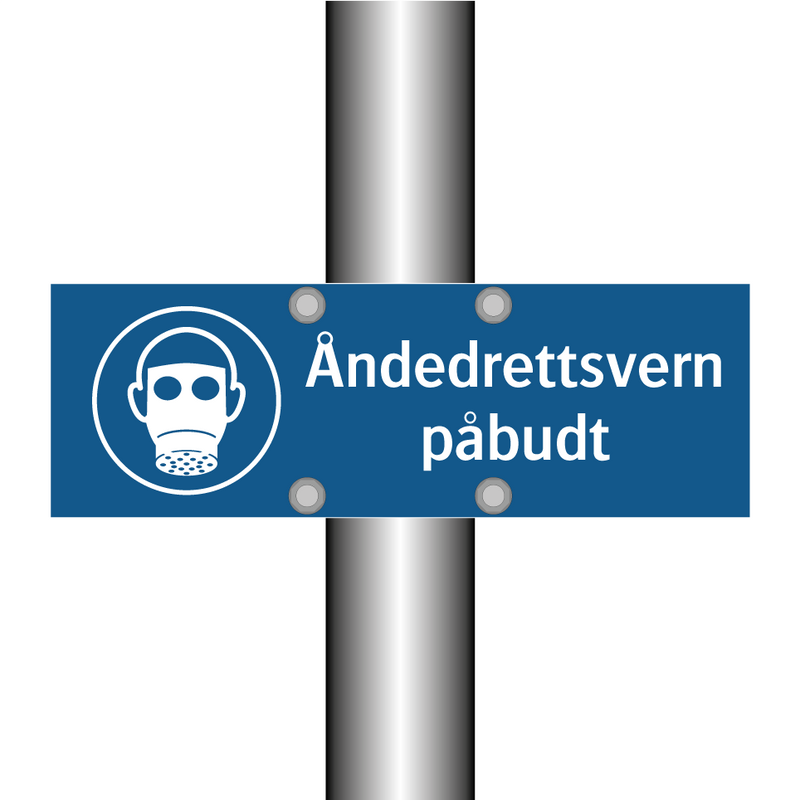 Åndedrettsvern påbudt & Åndedrettsvern påbudt & Åndedrettsvern påbudt