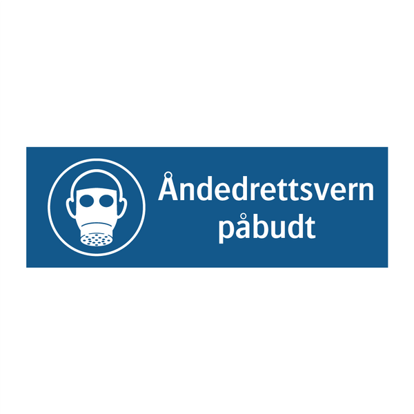 Åndedrettsvern påbudt