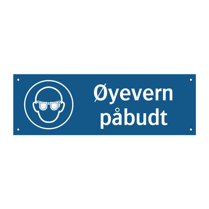 Øyevern påbudt