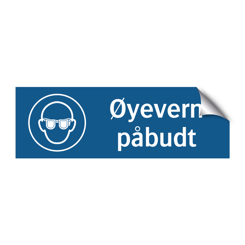 Øyevern påbudt & Øyevern påbudt & Øyevern påbudt & Øyevern påbudt & Øyevern påbudt