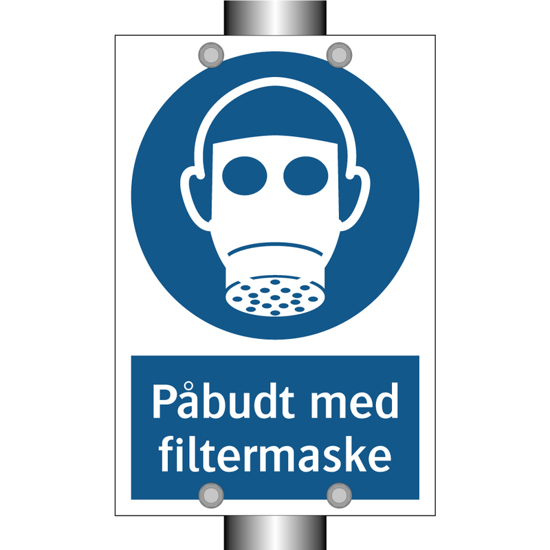 Påbudt med Filtermaske