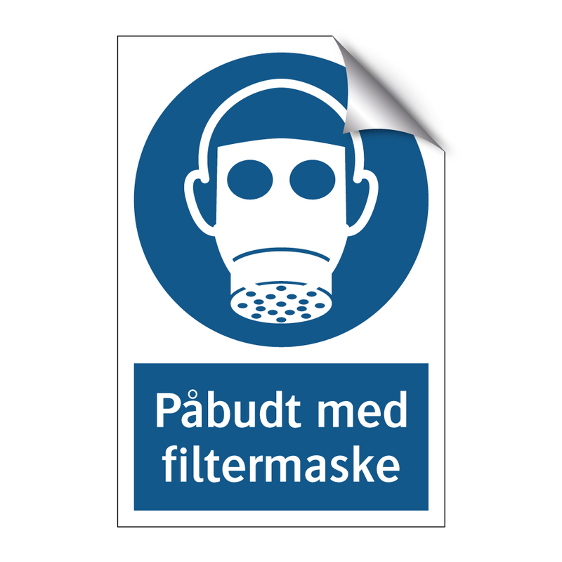Påbudt med Filtermaske
