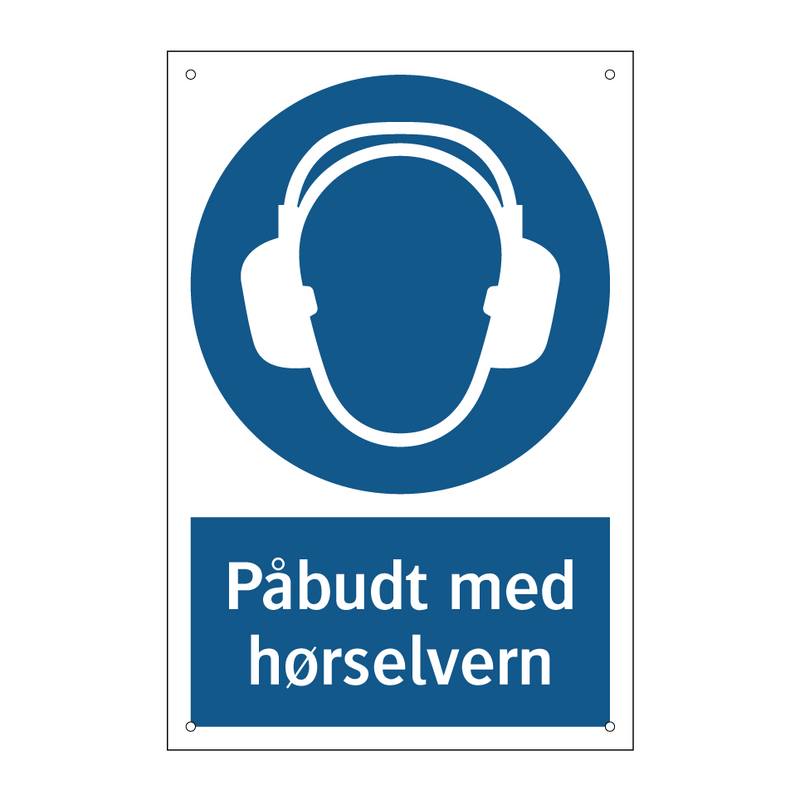Påbudt med Hørselvern & Påbudt med Hørselvern & Påbudt med Hørselvern
