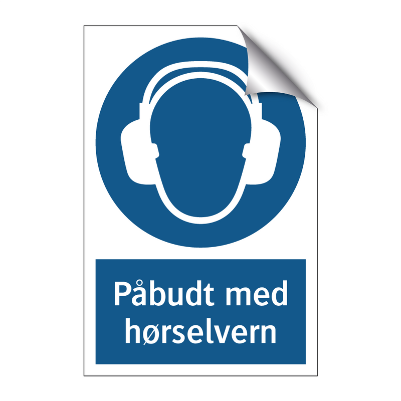 Påbudt med Hørselvern & Påbudt med Hørselvern & Påbudt med Hørselvern