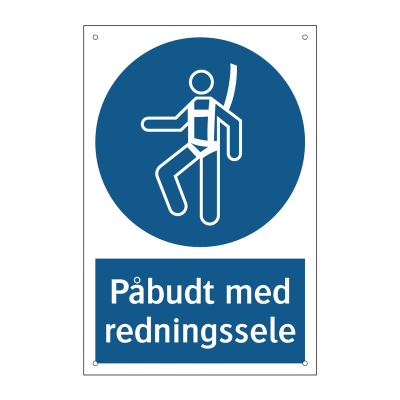 Påbudt med Redningssele