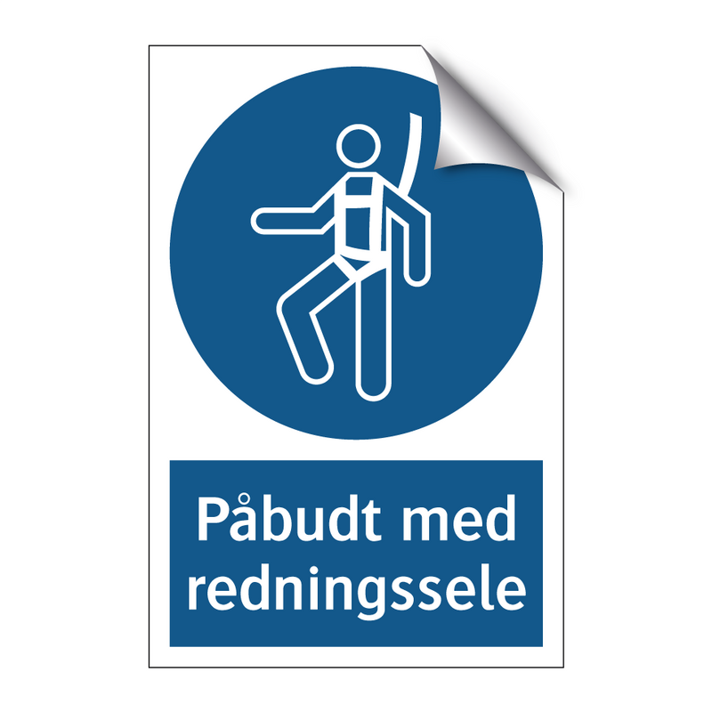 Påbudt med Redningssele