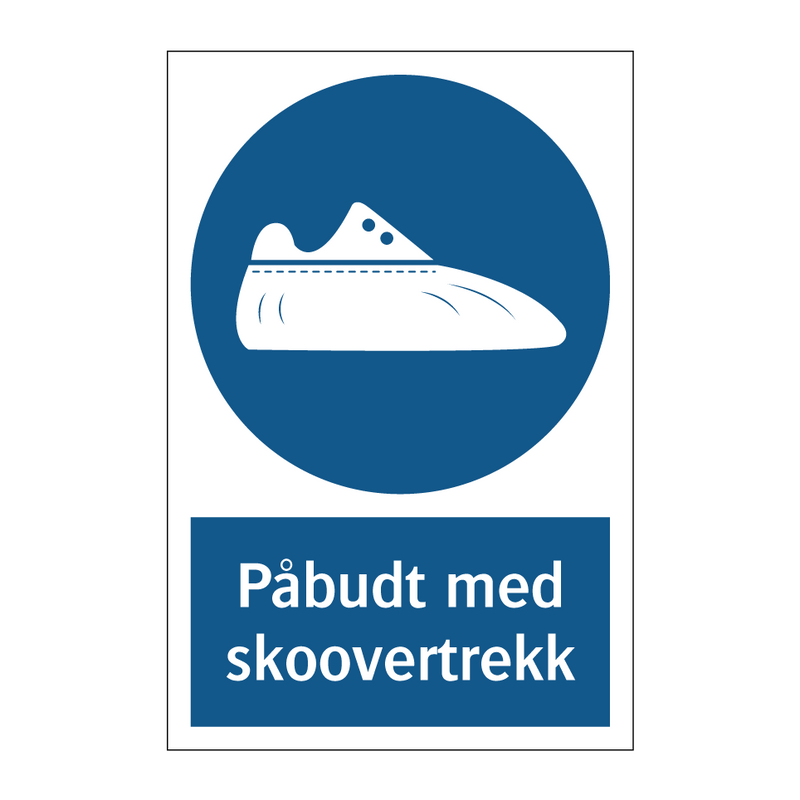 Påbudt med Skoovertrekk