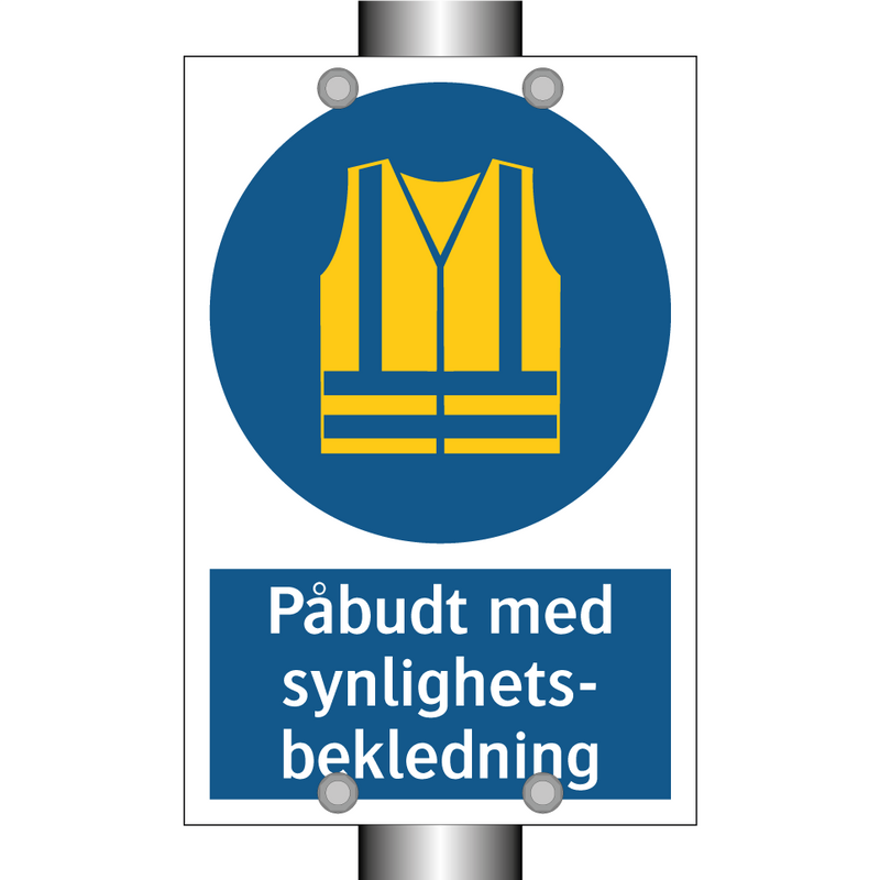 Påbudt med Synlighetsbekledning