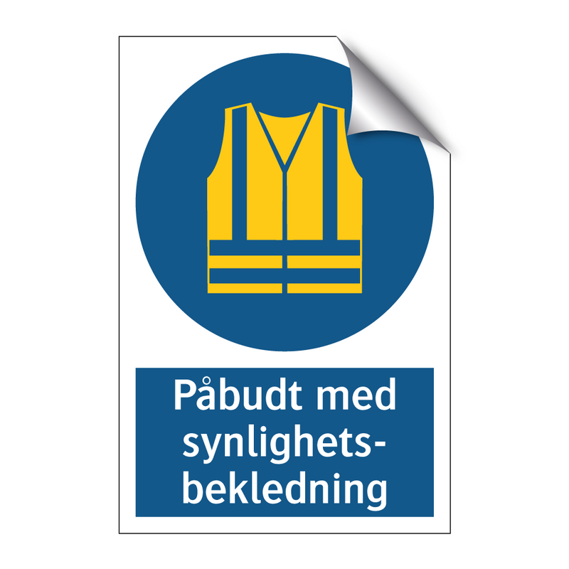 Påbudt med Synlighetsbekledning