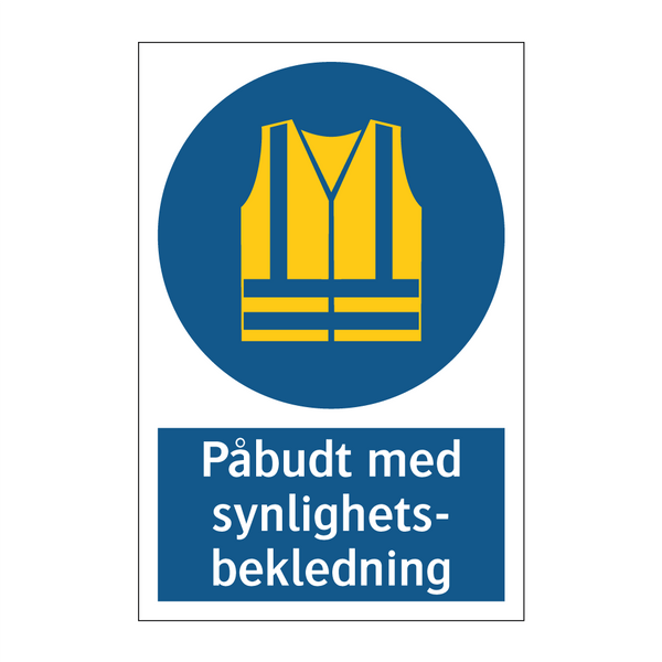 Påbudt med Synlighetsbekledning