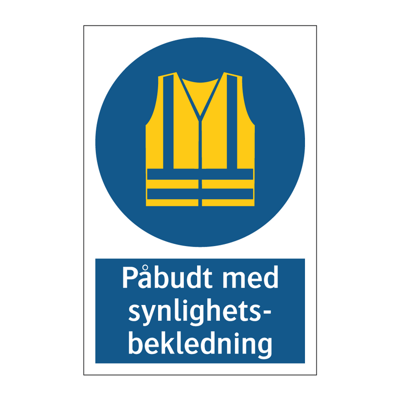 Påbudt med Synlighetsbekledning
