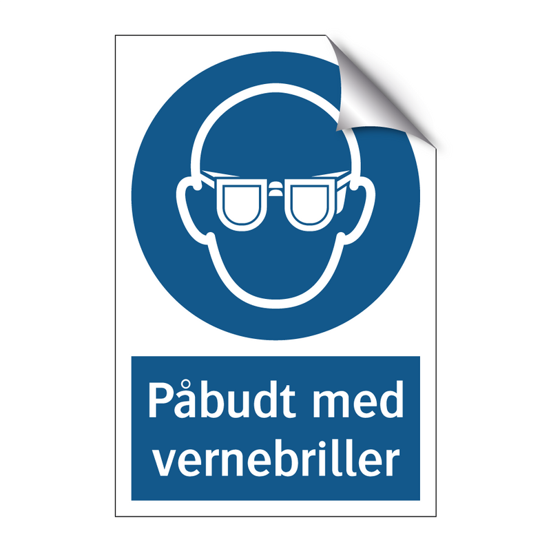 Påbudt med Vernebriller & Påbudt med Vernebriller & Påbudt med Vernebriller